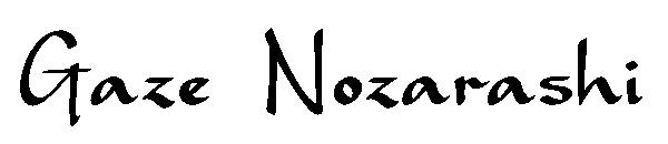 Gaze Nozarashi字体