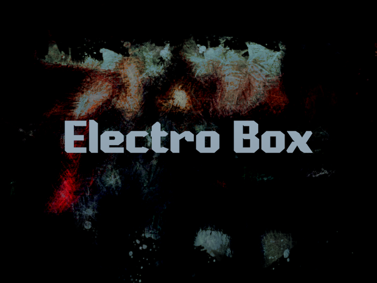 e Electro Box字体 1