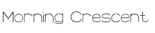 Morning Crescent字体