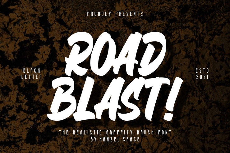 Road Blast !字体 2