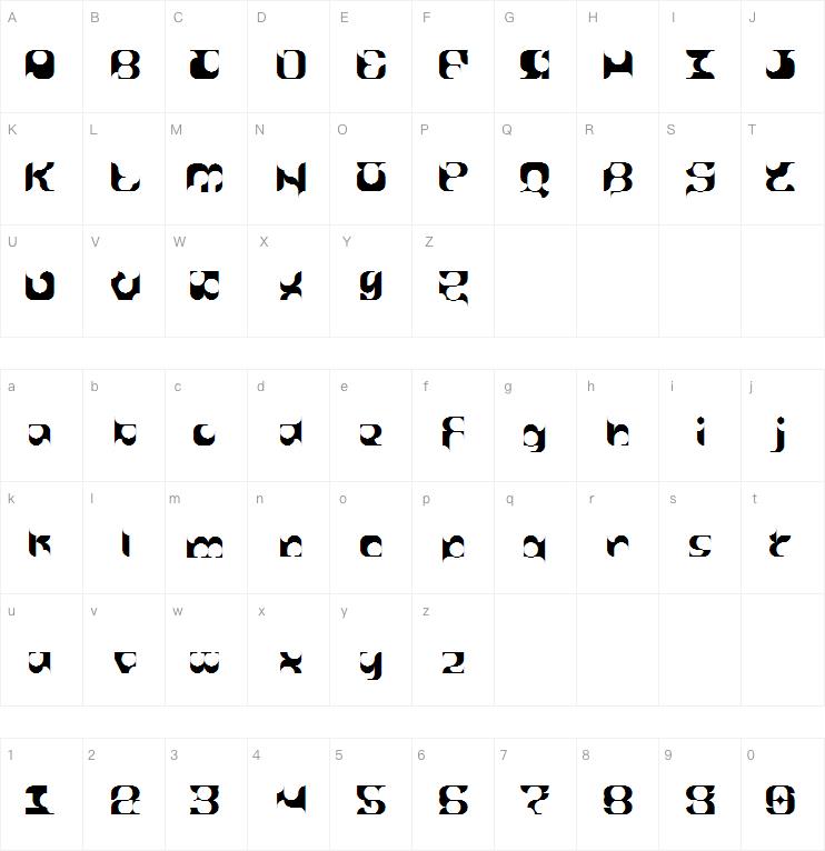 Organics字体