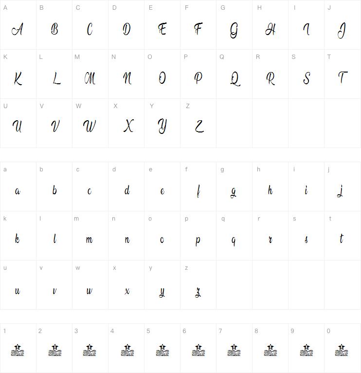 Christine字体