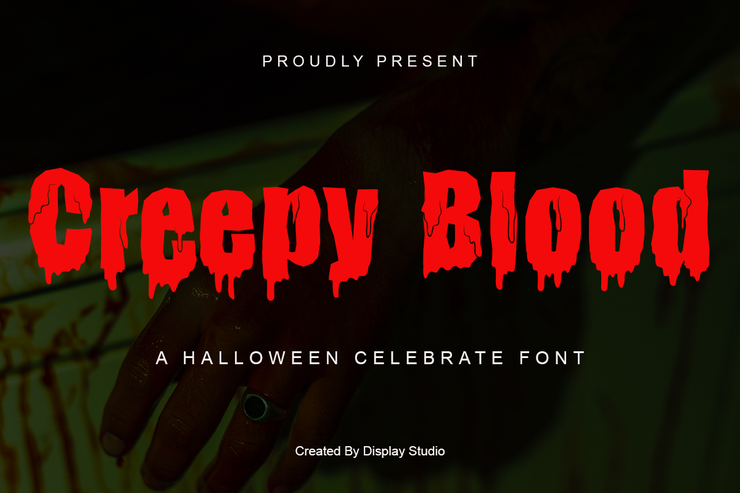 Creepy Blood字体 1