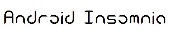 Android Insomnia字体