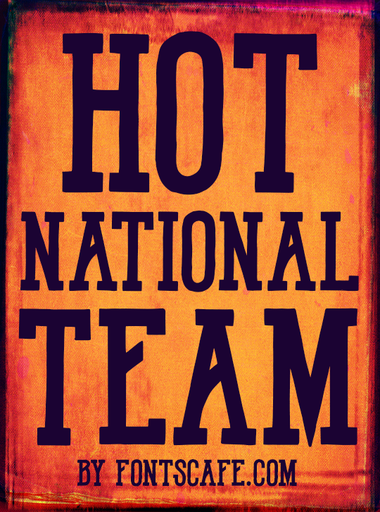 Hot National Team DEMO字体 2