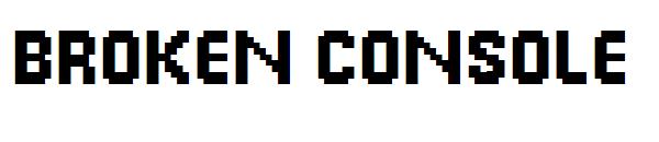 Broken Console字体