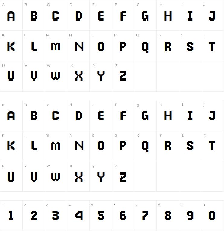 Broken Console字体