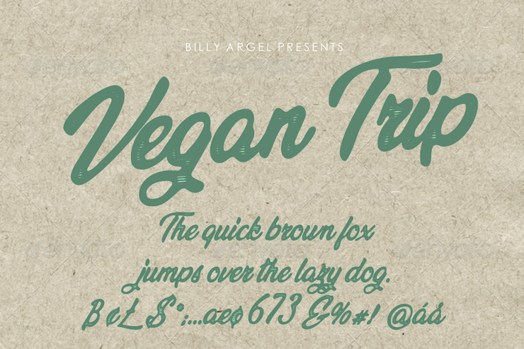 Vegan Trip字体 1