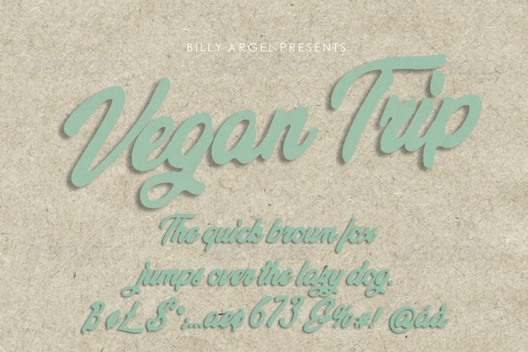 Vegan Trip字体 2