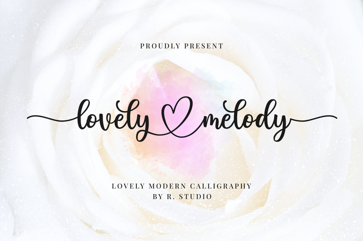 Lovely Melody字体 6