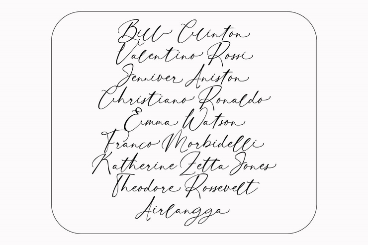 clinton signature 2