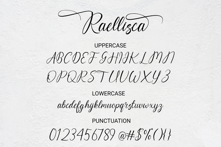 Raellisca Script字体 2