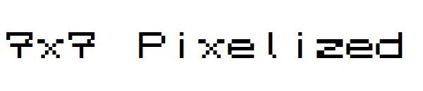 7×7  Pixelized字体