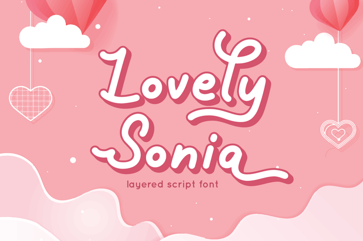 Lovely Sonia字体 7