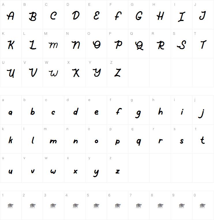 Lovely Sonia字体