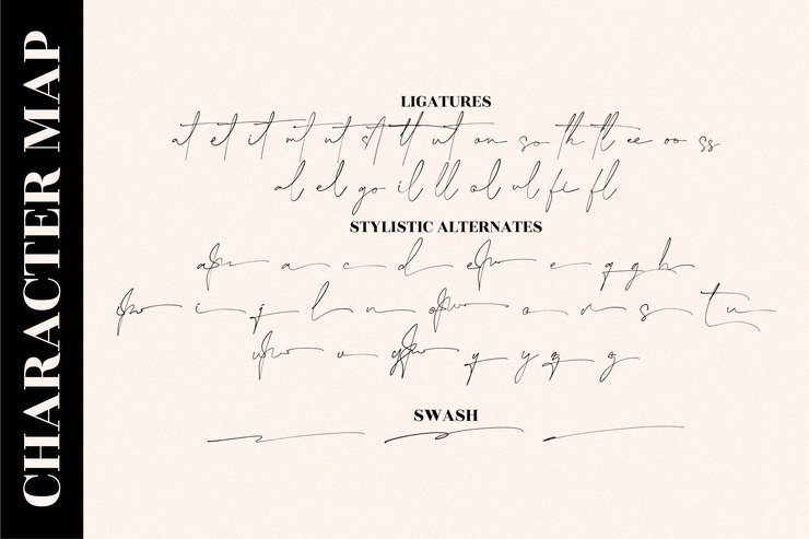 Bentila Signate字体 9