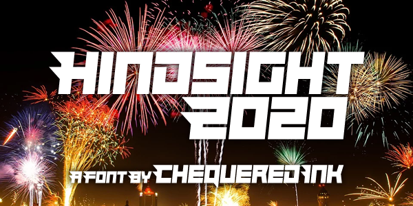 Hindsight 2020字体 1