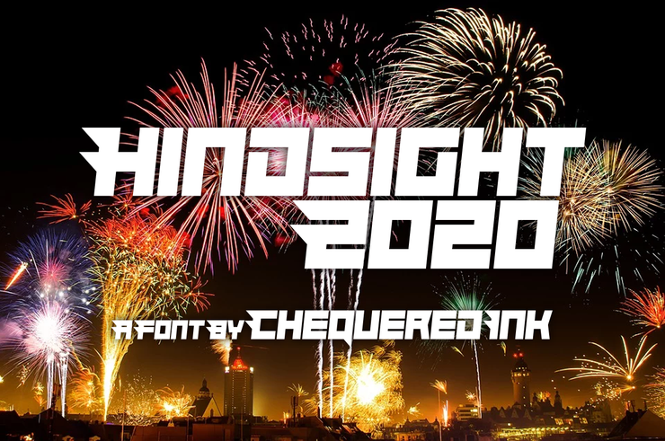 Hindsight 2020字体 2