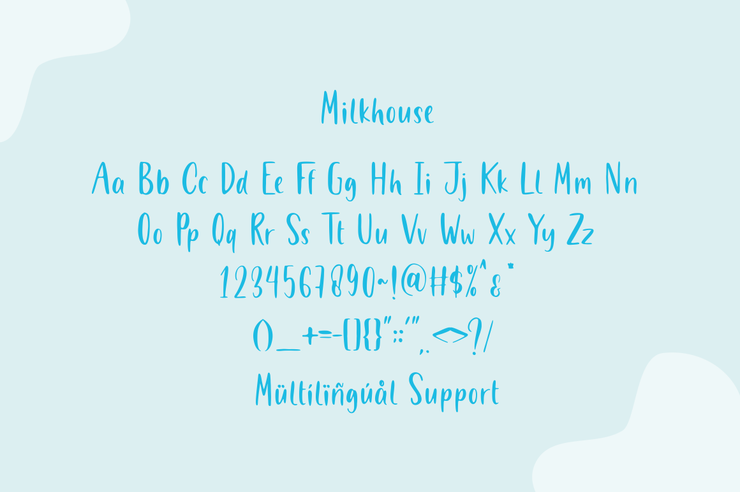 Milkhouse字体 1