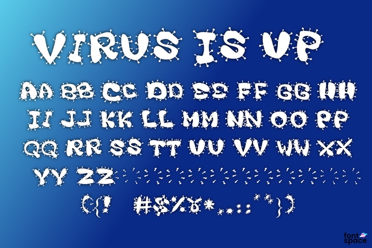 Virus Is Up字体 1