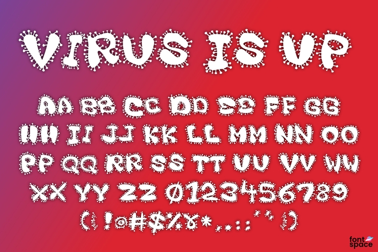 Virus Is Up字体 2