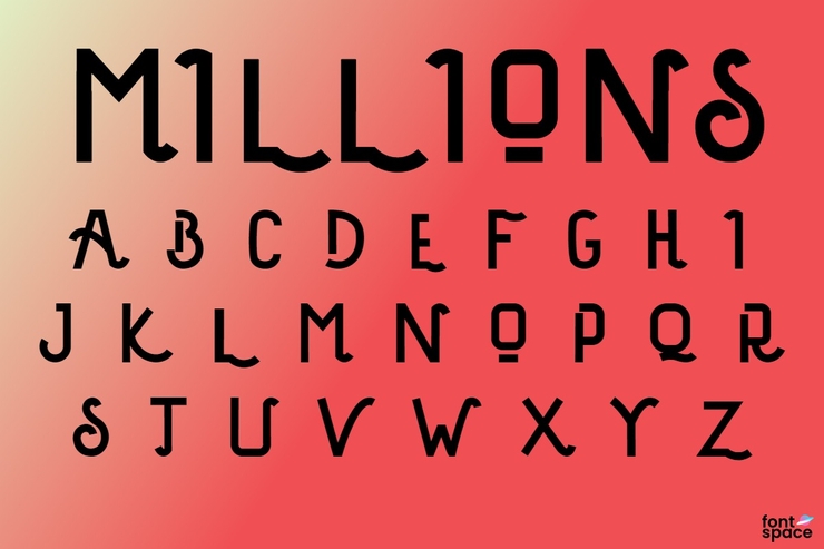 Millions字体 1