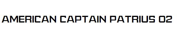 American Captain Patrius 02字体