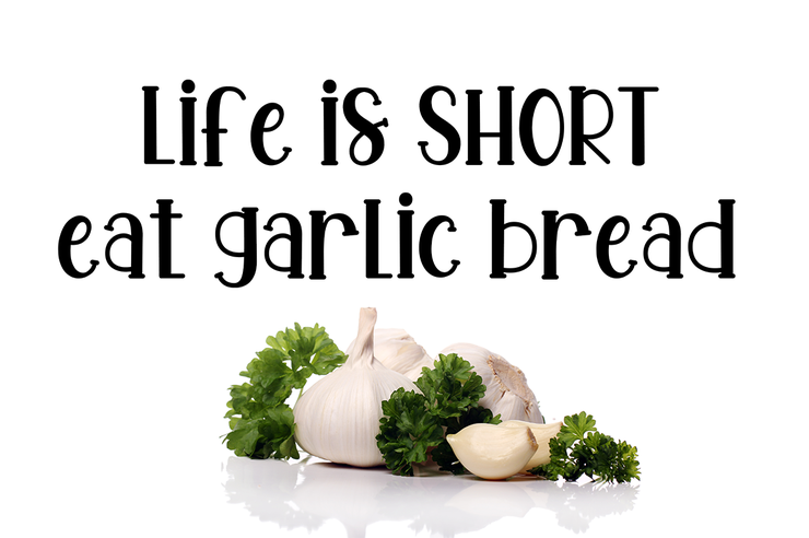 Garlic Bread字体 1