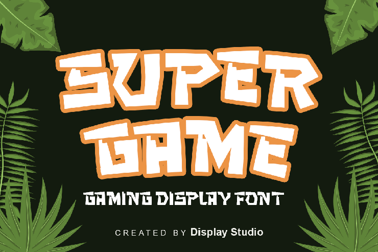 SUPER GAME字体 1