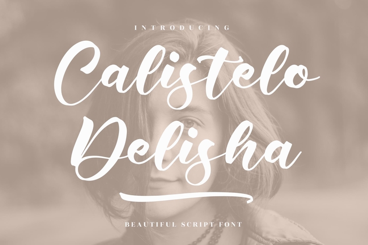 Calistelo Delisha字体 3