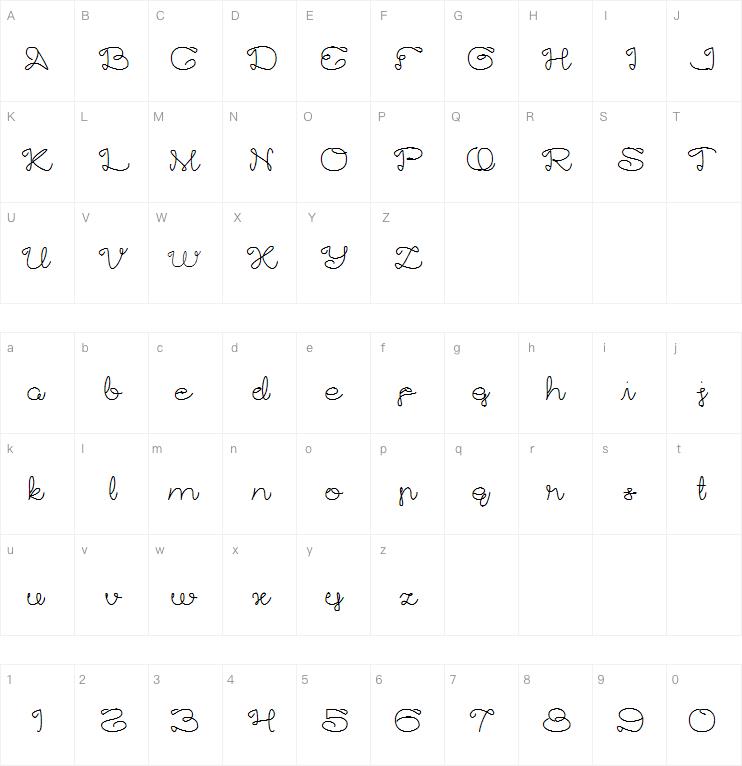 Art HEART字体