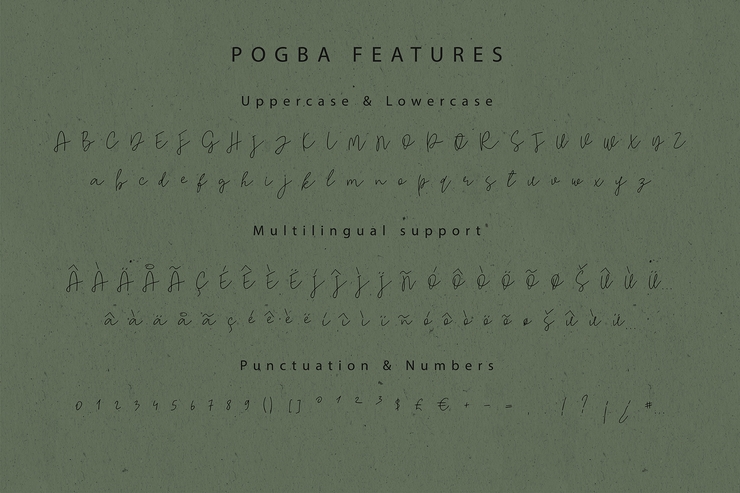 Pogba字体 2