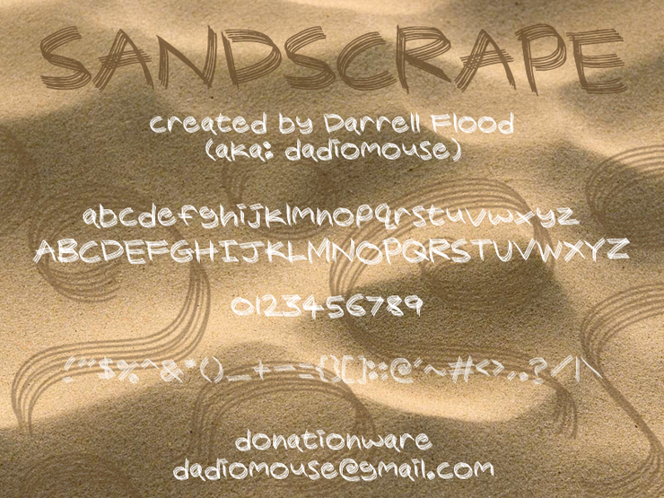 Sandscrape字体 1