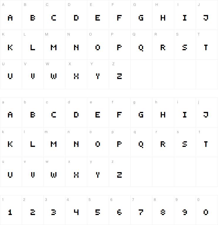 Smallest Pixel-7字体