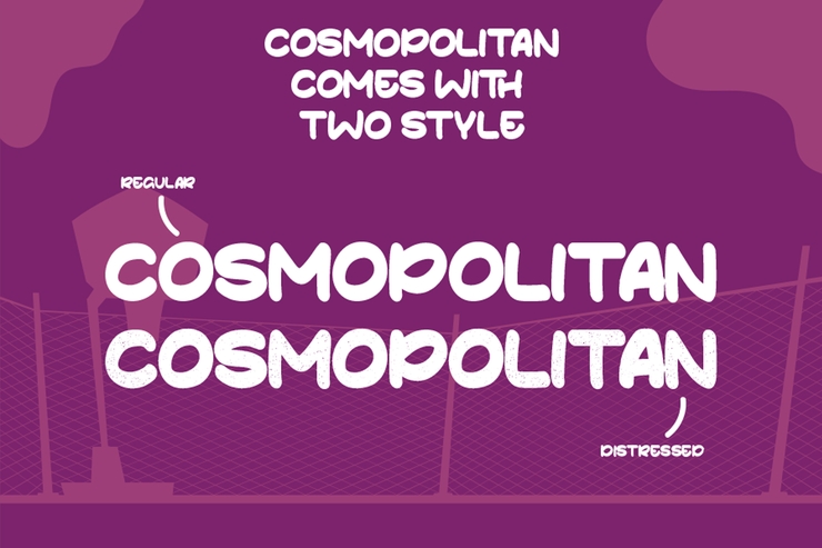 Cosmopolitan字体 6