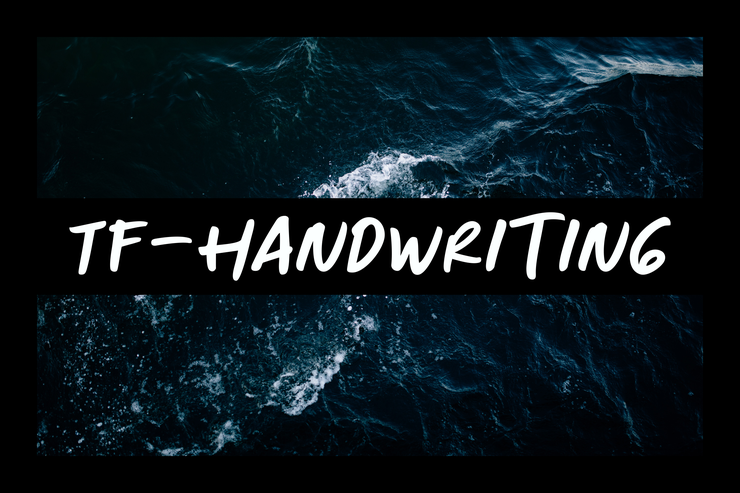 TF-Handwriting字体 5