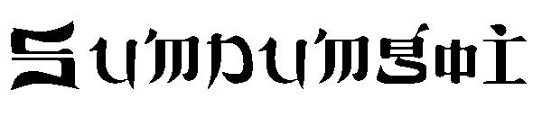 Sumdumgoi字体