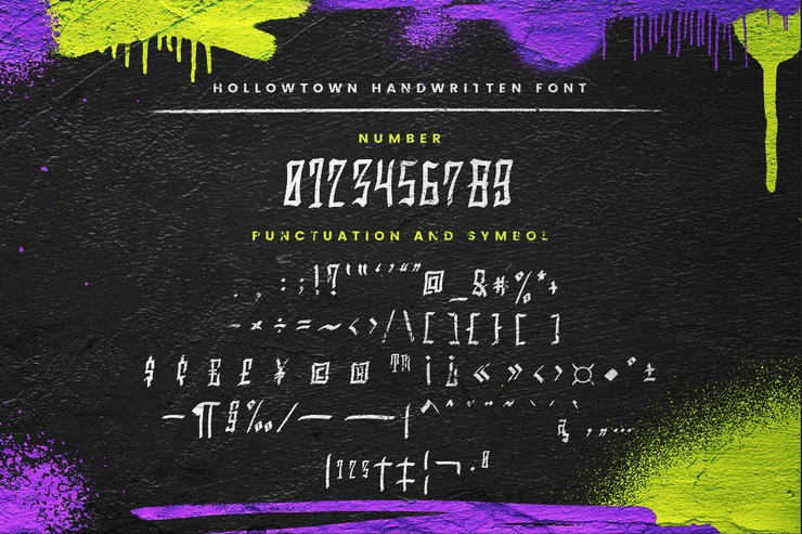 Hollowtown字体 4