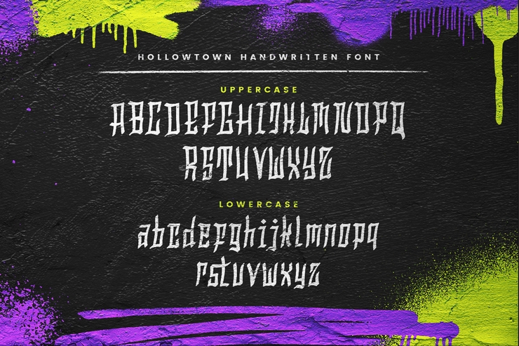 Hollowtown字体 6