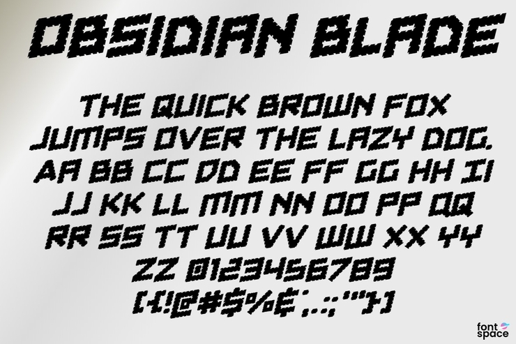 Obsidian Blade字体 6