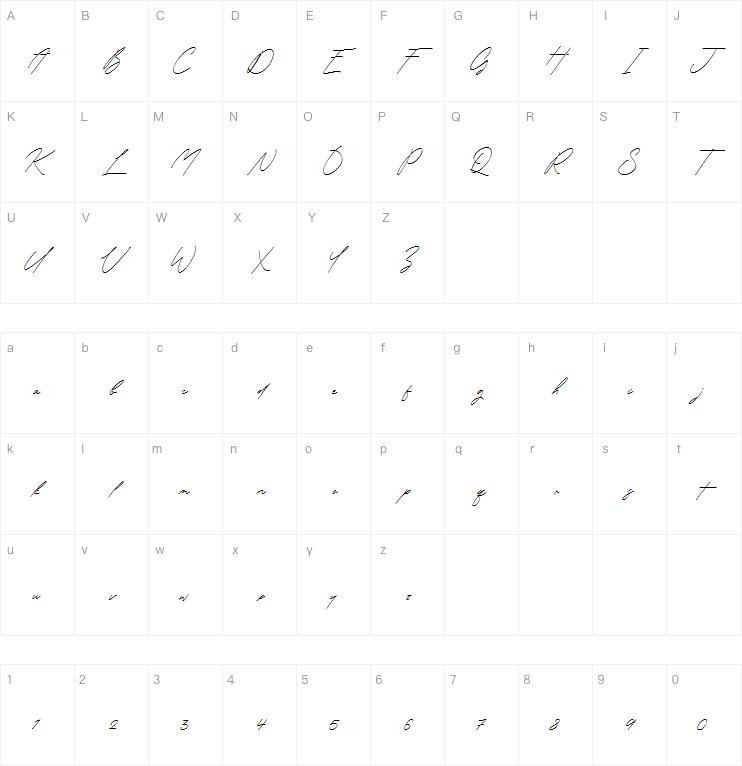 Gardenia Summer字体