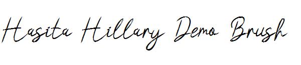 Hasita Hillary Demo Brush字体