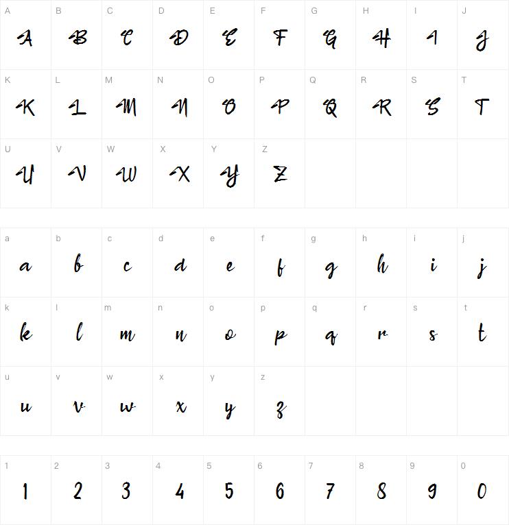 b Buka Loker字体