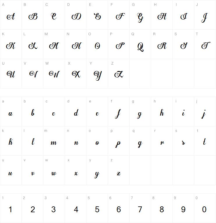 Egregio Script_demo字体