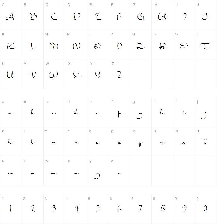 Sketch Crafty字体