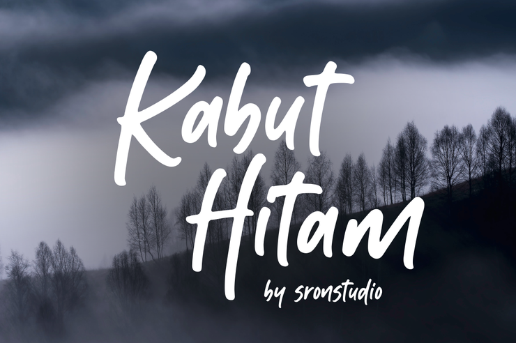 Kabut Hitam字体 2