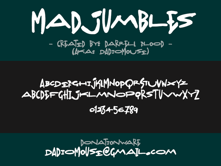 Madjumbles字体 1