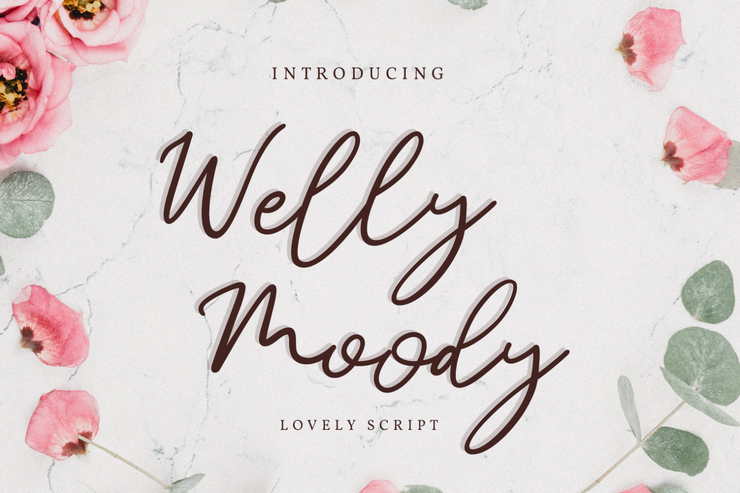 Welly & Moody字体 4