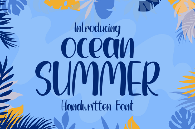 Ocean Summer字体 1