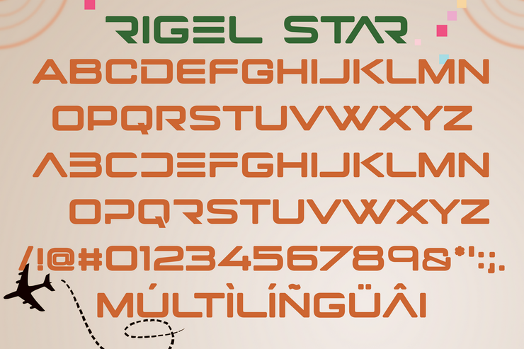 Rigel Star字体 2